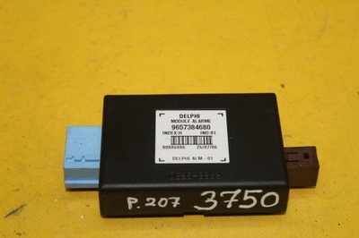 Модуль блок управления сигнализация peugeot 207 9657384680 фото №1