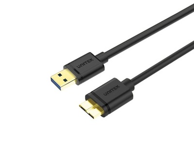 Kabel USB Typu A - Micro USB 3.0 Typu B 1m czarny