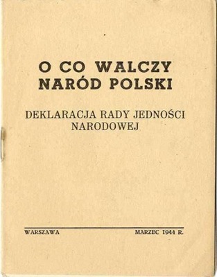 O co walczy naród polski 1944