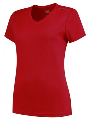 Damska koszulka do biegania treningowa sportowa czerwona Rogelli Promo XL