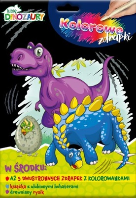 Lubię dinozaury kolorowe zdrapki - Zbiorowa Praca