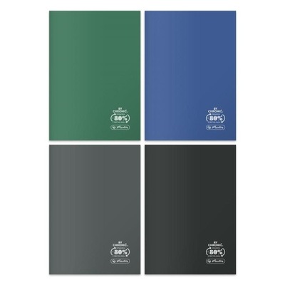 ZESZYT A5/60K KRATKA ECO PP COLORS (5SZT), HERLITZ