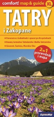 Tatry i Zakopane 2w1. Przewodnik i mapa