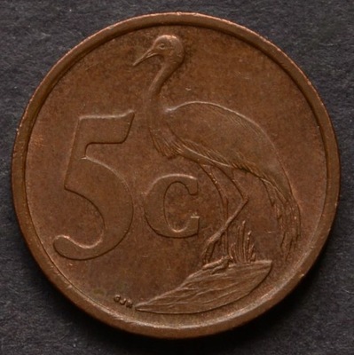 Republika Południowej Afryki - 5 centów 1999