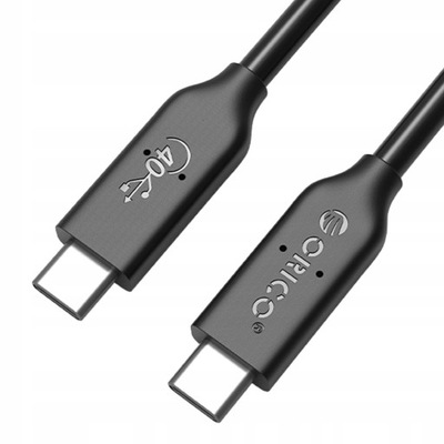 KABEL USB4 USB-C THUNDERBOLT 100W 8K 40Gbps 0,8m