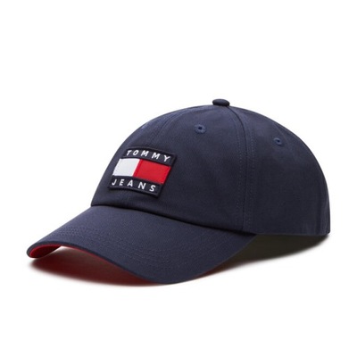 Tommy Jeans Czapka z daszkiem Tjm Heritage Cap AM0AM06660 C87