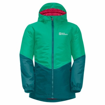 Dziecięca kurtka nieprzemakalna Jack Wolfskin TRIOS JACKET K 128