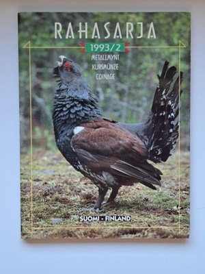 Finlandia ZESTAW Monet 1993 rok + FOLDER - Różne Nominały - RZADKI !!!