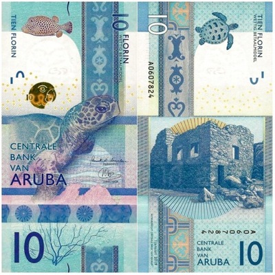 Aruba 10 Florin 2019 P-21 UNC