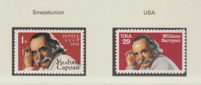 ZSRR - USA wspólne wydanie znaczki czyste**