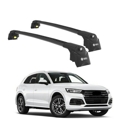 TURTLE MALETERO DE TECHO AIR-2 PARA AUDI Q5 FY 2018 - 2024 NEGRO  