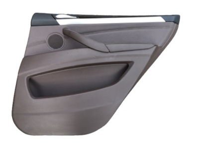 Обшивка дверь правый задняя кожа bmw x5 e70 фото №1