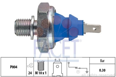 FACET ВЫКЛЮЧАТЕЛЬ ДАВЛЕНИЯ МАСЛА 7.0108 FACET H