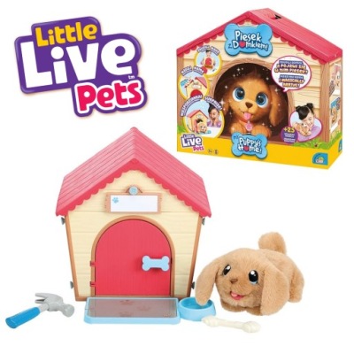 LITTLE LIVE PETS PIESEK Z DOMKIEM PLUSZOWA INTERAKTYWNA MASKOTKA ZABAWKA