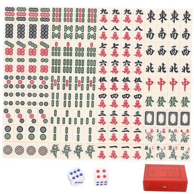 Mini Mahjong Płytki do gry w kości Przenośna szachownica