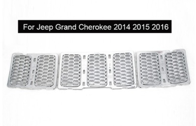 РЕШІТКИ РЕШІТКИ БАМПЕРА GRILLA PLASTRY MIODU JEEP GRAND CHEROKEE WK2 2013-6