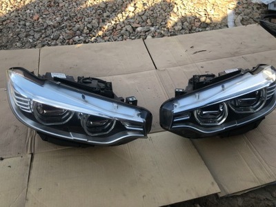 FARO FAROS PARTE DELANTERA IZQUIERDA DERECHA ADAPTIVE DIODO LUMINOSO LED BMW F32 F33 F36 7387553 7387554  