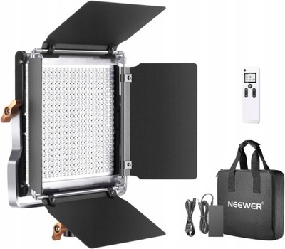 Neewer NL480 Zaawansowana lampa wideo 480 diod LED Lampa studyjna + pilot