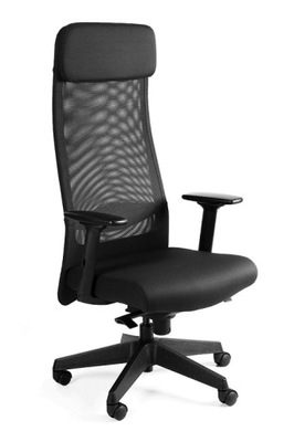 Fotel krzesło biurowe Ares Mesh - BL418 Black
