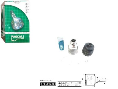 Шарнір привідний внутрішній subaru forester imprez фото №1