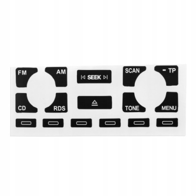 Наклейки naprawcze на панель радио -tp к audi a4 b6 b7 фото №1