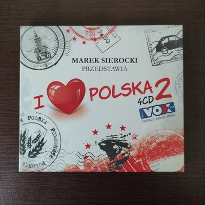 MAREK SIEROCKI PRZEDSTAWIA I LOVE POLSKA 2 - 4xCD-