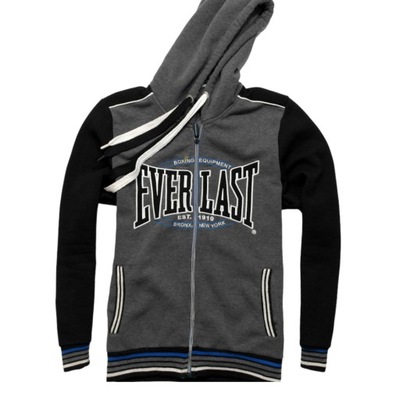 EVERLAST _ ZNAKOMITA CIEPŁA BLUZA Z LOGO _ M/L