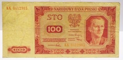 100 ZŁ ZŁOTYCH 1948 KK