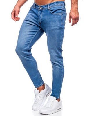 SPODNIE MĘSKIE JEANSOWE GRANATOWE R922 DENLEY_2XL