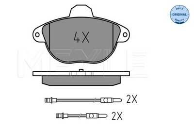 PADS HAM. CITROEN P. XANTIA 2,0-2,1 95  