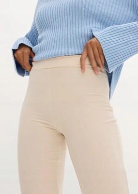 fhp SPODNIE BEŻOWE DAMSKIE 52/54