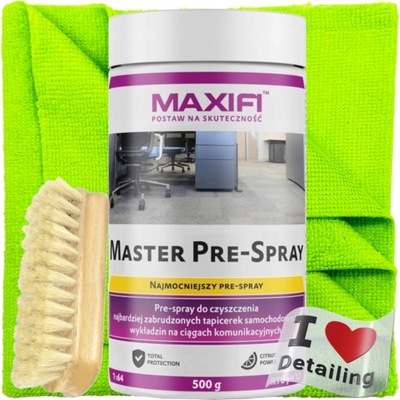 MAXIFI MASTER PRE-SPRAY PRANIE ДВЕРНЫЕ КАРТЫ АВТО MIKROFIBRA 500G