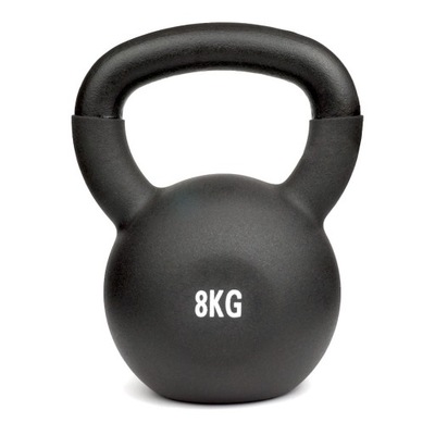 KETTLEBELL ŻELIWNY ODWAŻNIK DO ĆWICZEŃ NEOPREN 8 kg