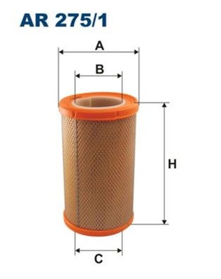 ФИЛЬТРON AR275/1 ФИЛЬТР ВОЗДУХА