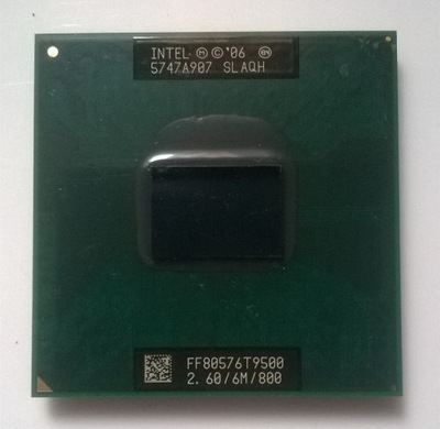 Intel Core 2 duo T9500 2,60 GHz 800Mhz FSB 6MB