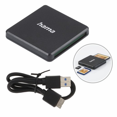 Hama CZYTNIK KART ADAPTER USB 3.0 SD/MSD/CF