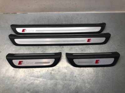 Audi q3 8u s line накладки накладки пороговые kpl оригинал фото №1