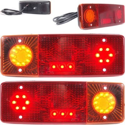 LAMPS REAR DIODOWE LED URSUS C360 SET LEFT+RIGHT 12/24V TRAILER  