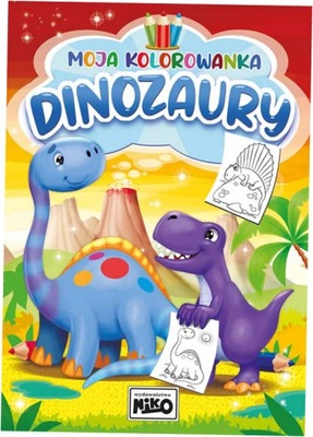 Dinozaury Moja kolorowanka