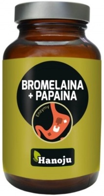 Hanoju Bromelaina Papaina 450 mg 90 K trawienie