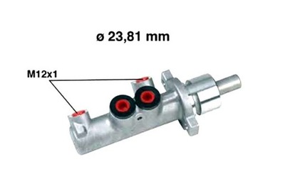 BOMBA DE FRENADO PEUGEOT 406 95-99 +ABS METELLI  