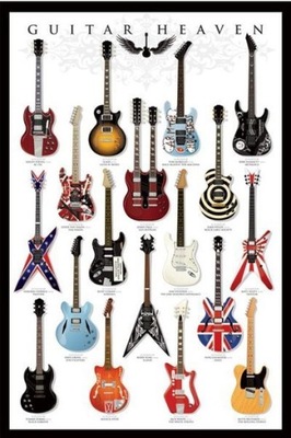 GUITAR HEAVEN plakat 61x91cm