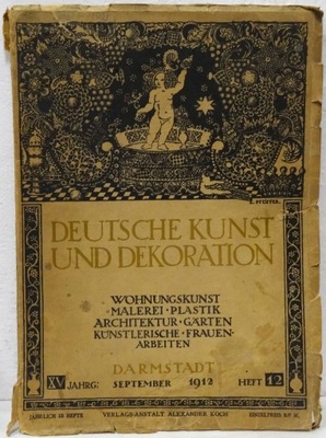 Deutsche Kunst und Dekoration magazyn 1912 E. Zak