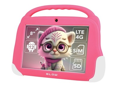 BLOW Kids TAB10 4G 4/64GB Różowe etui Tablet