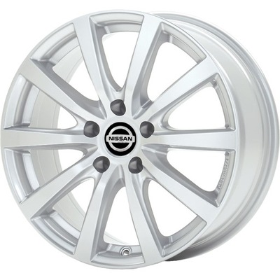 NEW ALLOY WHEELS (TITANIUM) MAKE PLATIN-NISSAN 17