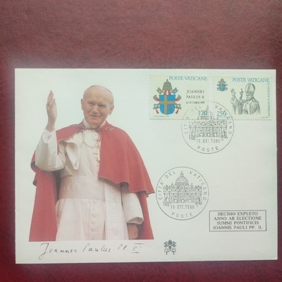 Papież JP II - X LECIE PONTYFIKATU 1988