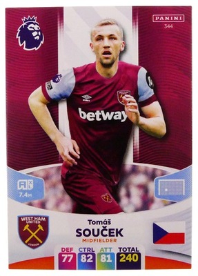 PANINI PREMIER LEAGUE 2024 West Ham Soucek 344