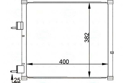 Behr hella конденсатор кондиционера ford ka 1.3 i r фото №1