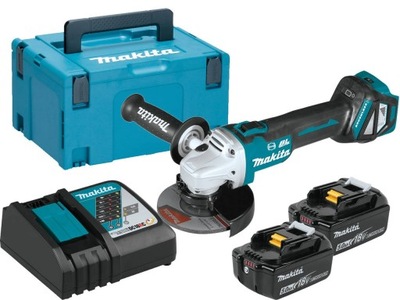 MAKITA SZLIFIERKA KĄTOWA 18V DGA513RTJ 125mm 5.0ah