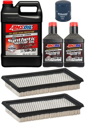 Amsoil 5w30 6l + фильтры infiniti q50 3,5 3,7 14-18 фото №1
